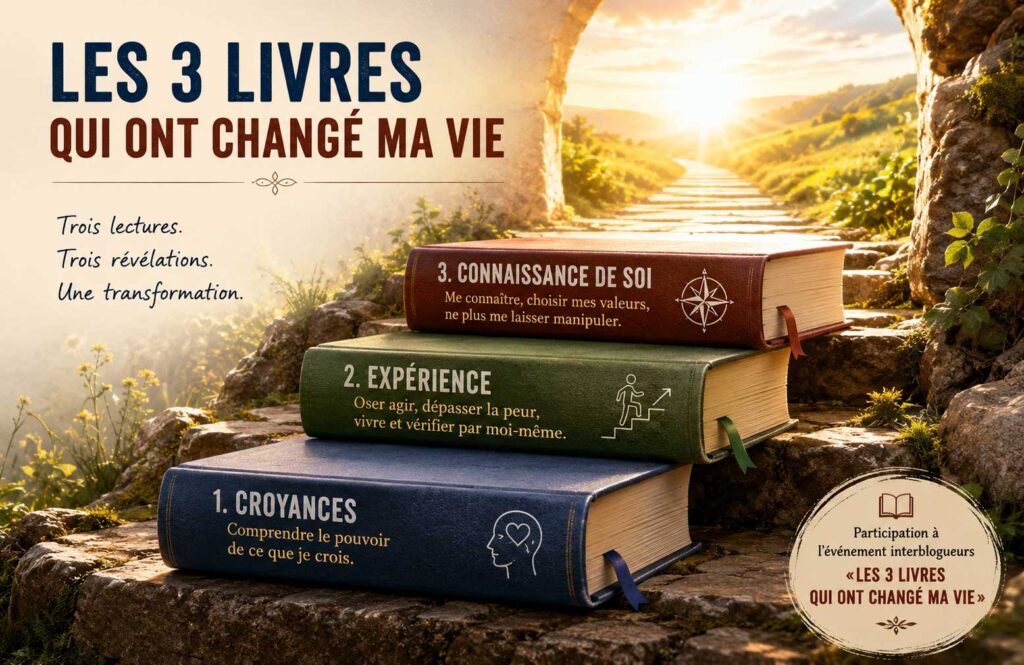 Les 3 livres qui ont changé ma vie